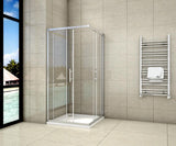 AICA cabine-de-douche-accès-d’angle -Livraison gratuite