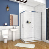 AICA cabine-de-douche-coulissante -Livraison gratuite