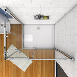 AICA cabine-de-douche-coulissante -Livraison gratuite