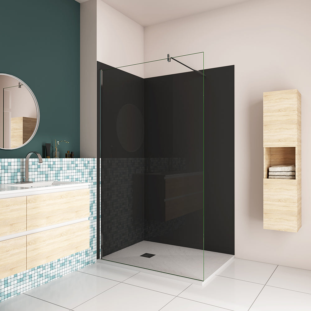 AICA ensemble complet douche à l'Italiennne avec 2 panneaux mural de douche cabine de douche -Livraison gratuite