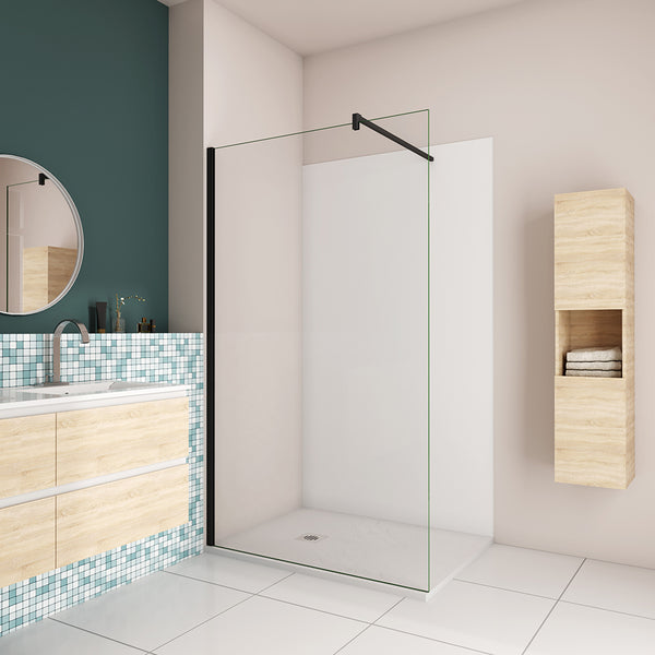 AICA ensemble complet douche à l'Italiennne avec un panneau mural de douche cabine de douche