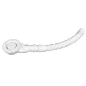 Siphon extra-plat avec tuyau flexible - Diamètre 90 cm - siphon de douche - Installation facile et gain de place