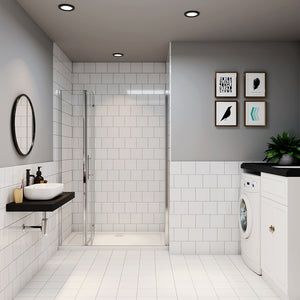 AICA porte-de-douche-pivotante -Livraison gratuite