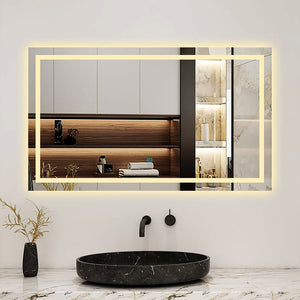 AICA miroir-de-salle-de-bain -Livraison gratuite