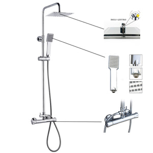 AICA colonne de douche thermostatique -Livraison gratuite