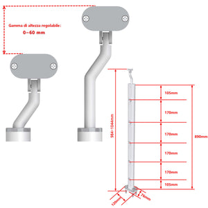 AICA garde-corps-raccords -Livraison gratuite