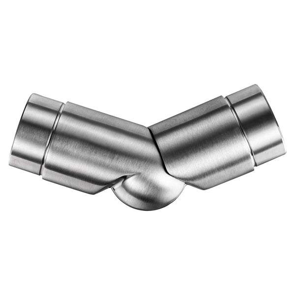 Raccord d'angle | Connecteur en inox 304 pour main courante | 137,6 mm, Ø 42,2 mm - FTQ-FH