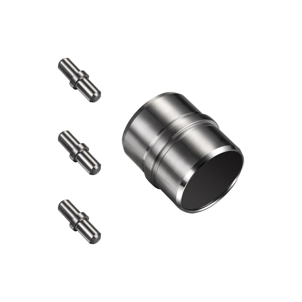 Raccord droit | Kit de connecteur en inox 304 pour garde-corps – 3 barres - 45 mm Ø 42,2 mm | L3-BS