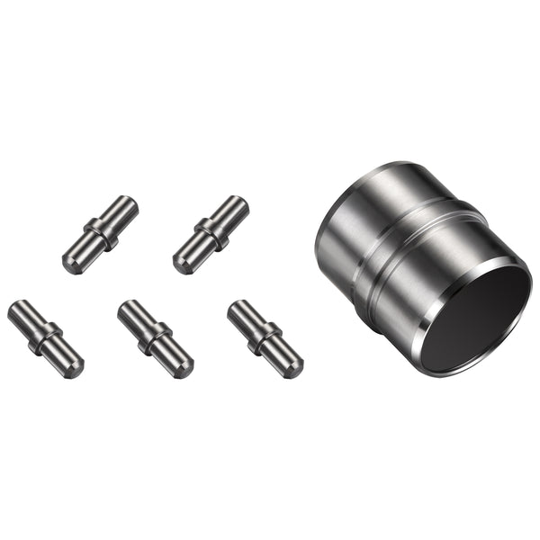 Raccord droit | Kit de connecteur en inox 304 pour garde-corps – 5 barres - 45 mm Ø 42,2 mm | L5-BS