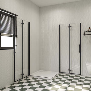 AICA cabine-de-douche-accès-d’angle -Livraison gratuite