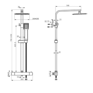 AICA colonne de douche -Livraison gratuite