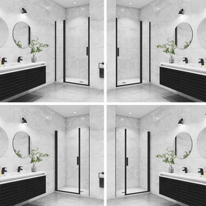 AICA porte-de-douche-pivotante -Livraison gratuite