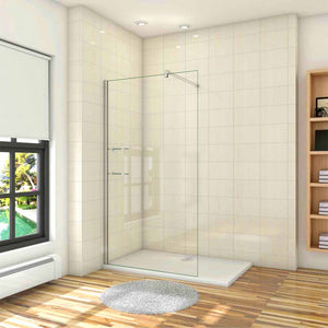 AICA paroi-de-douche-à-l'italienne-avec-barre-de-stabilisation -Livraison gratuite