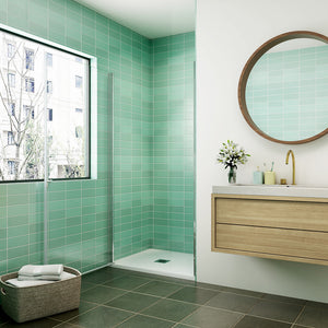 AICA porte-de-douche-pivotante -Livraison gratuite