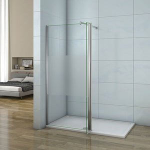 AICA paroi-de-douche-à-l'italienne-avec-barre-de-stabilisation -Livraison gratuite