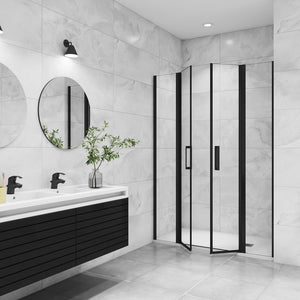 AICA porte-de-douche-pivotante -Livraison gratuite