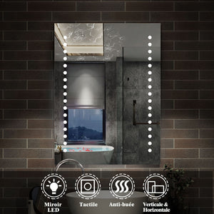 AICA miroir-de-salle-de-bain -Livraison gratuite