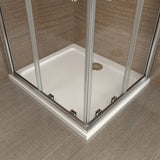 AICA cabine-de-douche-coulissante-avec-receveur-de-douche -Livraison gratuite