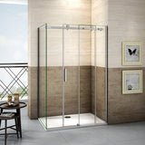 AICA cabine-de-douche-coulissante-avec-receveur-de-douche -Livraison gratuite