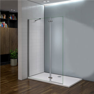 AICA paroi-de-douche-à-l'italienne-avec-barre-de-stabilisation -Livraison gratuite