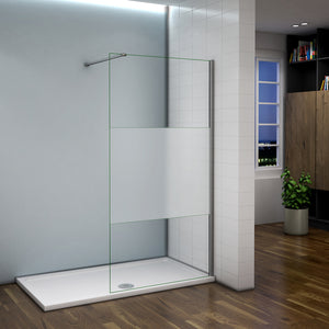 AICA paroi-de-douche-à-l'italienne-avec-barre-de-stabilisation -Livraison gratuite
