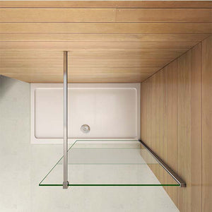 AICA paroi-de-douche-à-l'italienne-avec-barre-de-stabilisation -Livraison gratuite