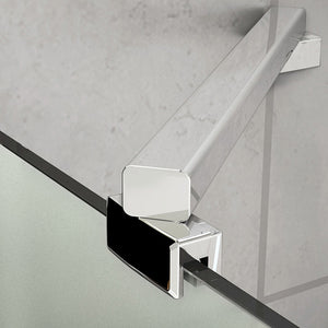 AICA paroi-de-douche-à-l'italienne-avec-barre-de-stabilisation -Livraison gratuite