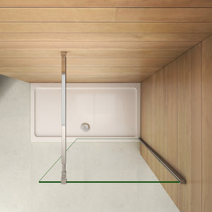 AICA paroi-de-douche-à-l'italienne-avec-barre-de-stabilisation -Livraison gratuite