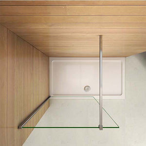 AICA paroi-de-douche-à-l'italienne-avec-barre-de-stabilisation -Livraison gratuite