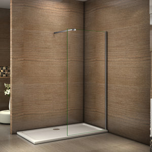 AICA paroi-de-douche-à-l'italienne-avec-barre-de-stabilisation -Livraison gratuite