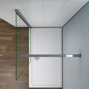 AICA paroi-de-douche-à-l'italienne-avec-barre-de-stabilisation -Livraison gratuite