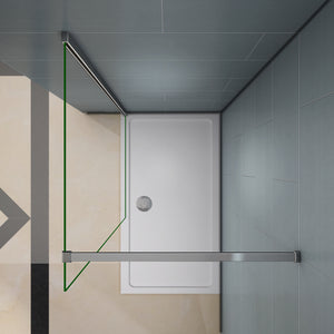 AICA paroi-de-douche-à-l'italienne-avec-barre-de-stabilisation -Livraison gratuite