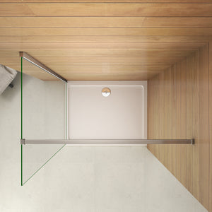 AICA paroi-de-douche-à-l'italienne-avec-barre-de-stabilisation -Livraison gratuite