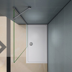 AICA paroi-de-douche-à-l'italienne-avec-barre-de-stabilisation -Livraison gratuite