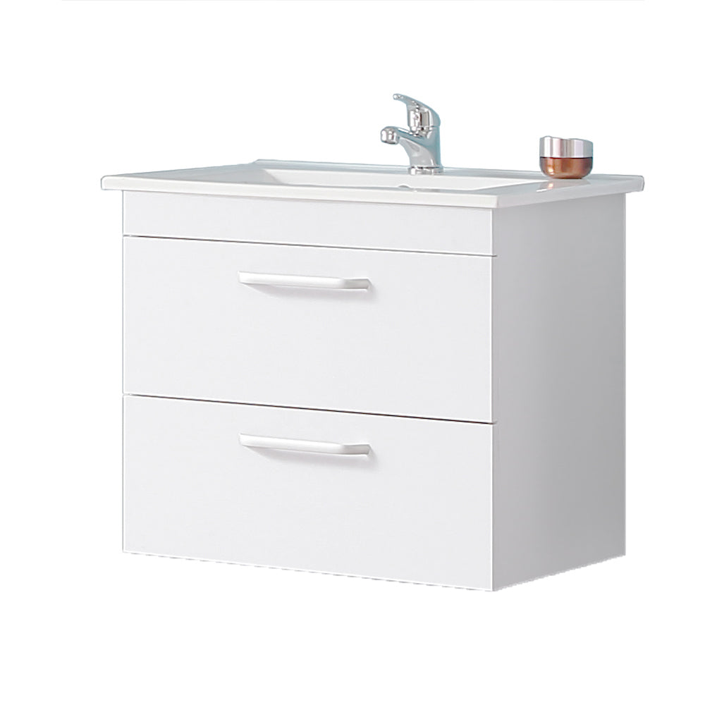 Meuble de salle de bain modèle de Anlo double et cœur bleu 61x40x53cm Ensemble meuble et vasque -Livraison gratuite