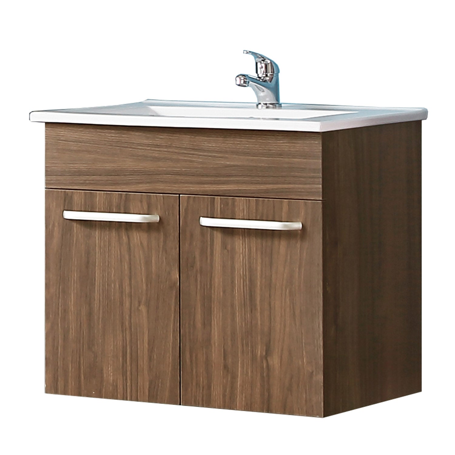 Meuble de salle de bain, Meuble de rangement avec lavabo, Meuble sous vasque suspendu, modèle Anlo double ou coeur bleu, 58 cm -Livraison gratuite