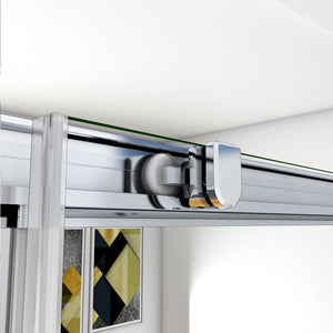 AICA porte-de-douche-coulissante -Livraison gratuite