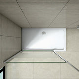 Aica paroi de douche à l'italienne avec une barre de fixé à plafond, p – Aica  Sanitaire
