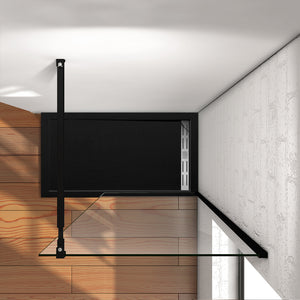 AICA paroi-de-douche-à-l'italienne-avec-barre-de-stabilisation -Livraison gratuite